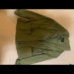 cute army green jacket
